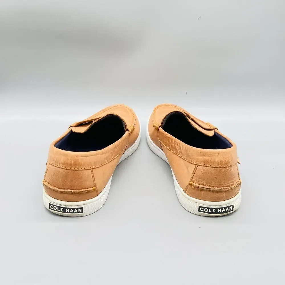 Cole Haan Shoes Men 8 Brown Leather Classic Penny Loafers Slip On Casual Comfort